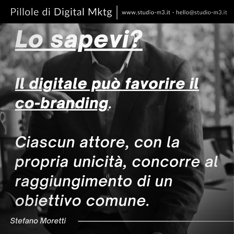 Il digitale può favorire il co-branding